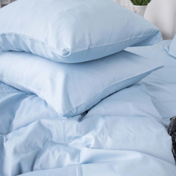 Фото - Комплект постільної білизни MirSon 175x210 см Royal Soft 0842 Light Blue (2200008069179)